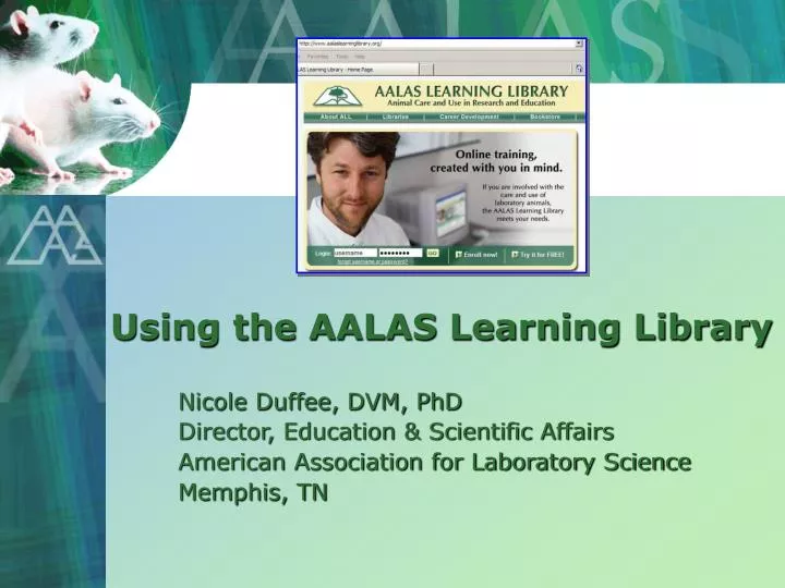 using the aalas learning library