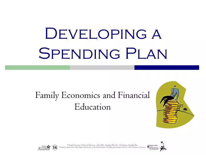 developing a spending plan