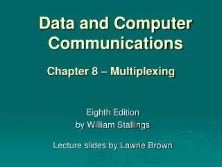 data and computer communications