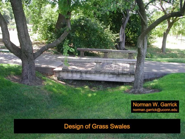 design of grass swales