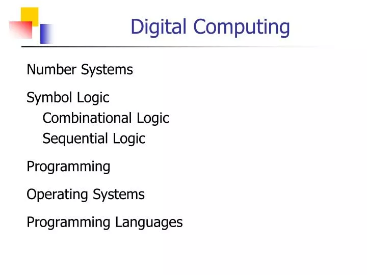 digital computing