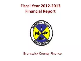 Fiscal Year 2012-2013 Financial Report