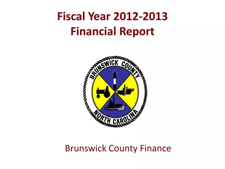 fiscal year 2012 2013 financial report