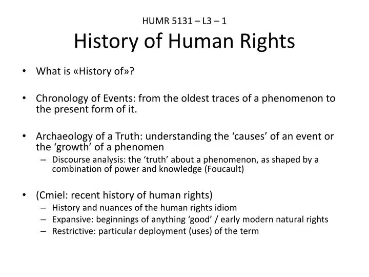 humr 5131 l3 1 history of human rights