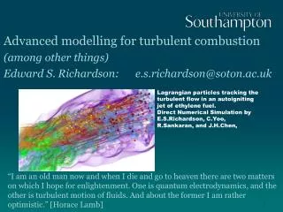 Advanced modelling for turbulent combustion (among other things)