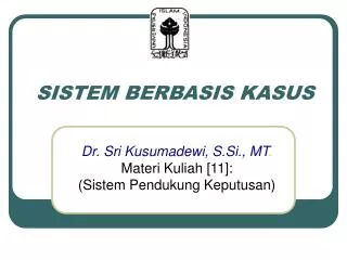sistem berbasis kasus