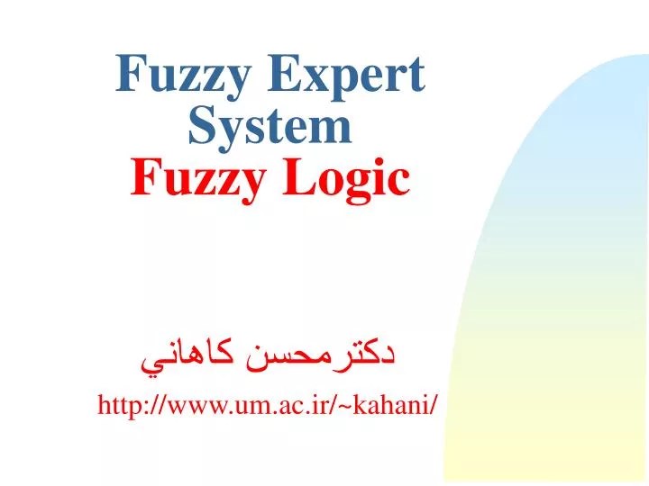 fuzzy expert system fuzzy logic