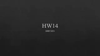 HW14