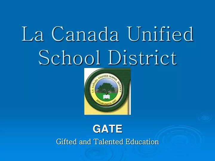 la canada unified school district