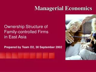 Ownership Structure of Family-controlled Firms in East Asia