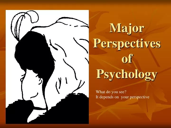 major perspectives of psychology