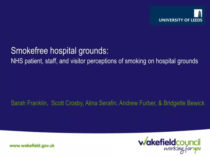 smokefree hospital grounds