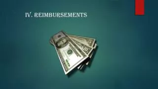 IV. Reimbursements