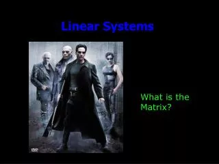 Linear Systems