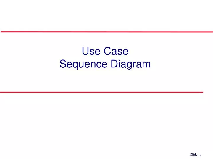 use case sequence diagram