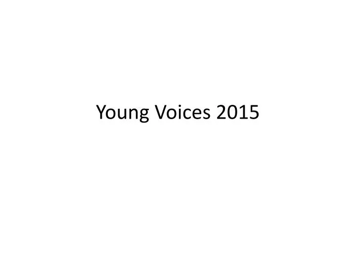 young voices 2015