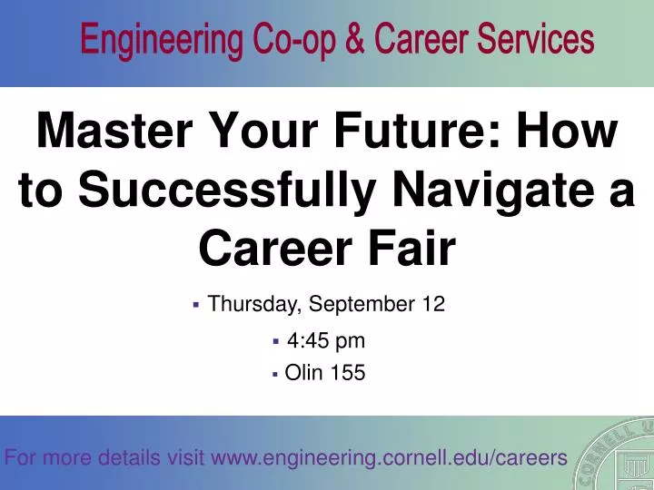 master your future how to successfully navigate a career fair