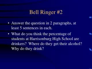 Bell Ringer #2