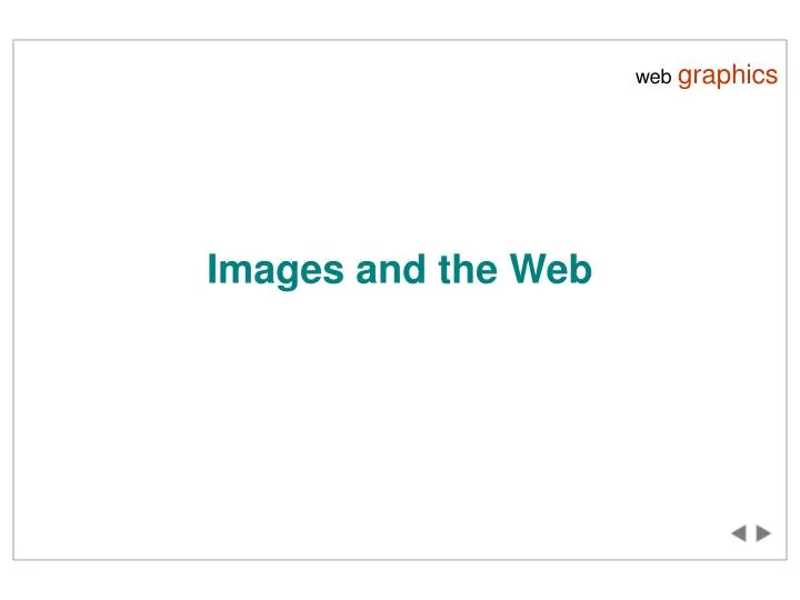 images and the web