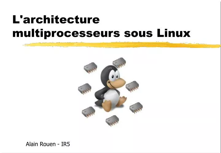 l architecture multiprocesseurs sous linux