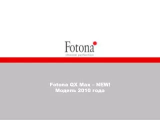 fotona qx max new 2010