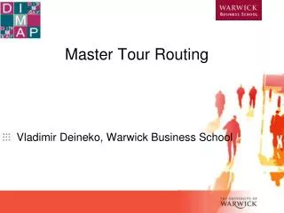 Master Tour Routing