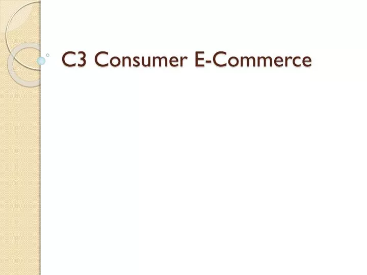 c3 consumer e commerce