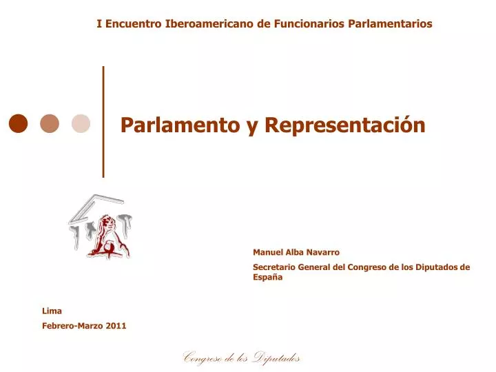 parlamento y representaci n