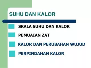 suhu dan kalor