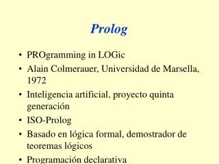 prolog
