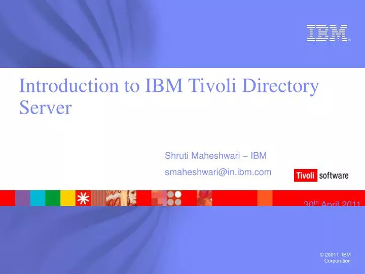introduction to ibm tivoli directory server