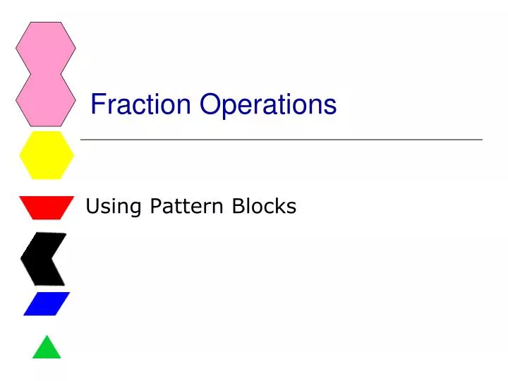fraction operations