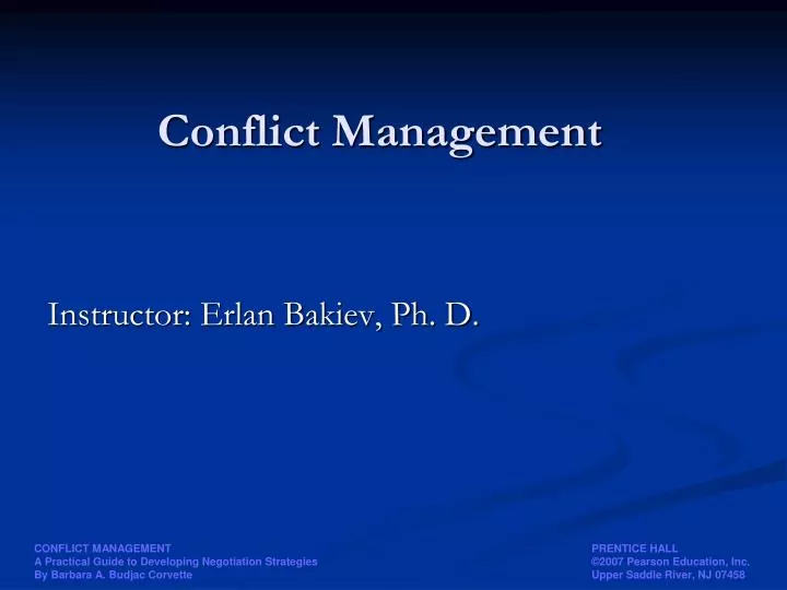 conflict management