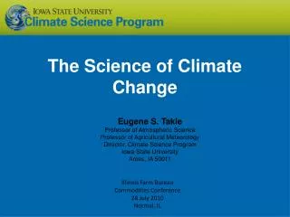 The Science of Climate Change