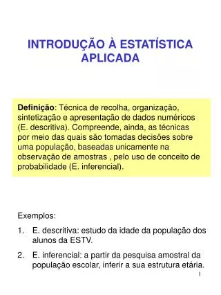 introdu o estat stica aplicada