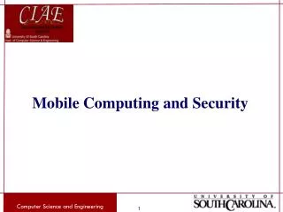Mobile Computing and Security