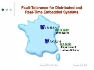 Fault-Tolerance for Distributed and Real-Time Embedded Systems