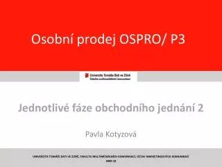 osobn prodej ospro p3