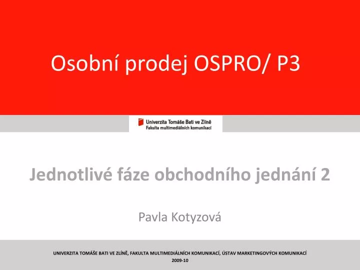 osobn prodej ospro p3