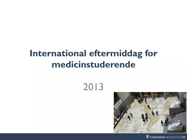 international eftermiddag for medicinstuderende