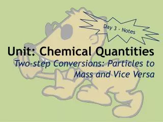 Unit: Chemical Quantities