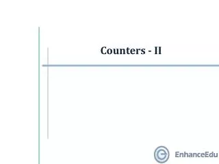 Counters - II