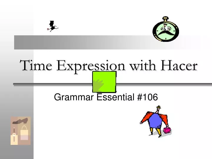 time expression with hacer
