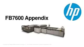 FB7600 Appendix
