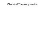 Chemical Thermodynamics - slide 1