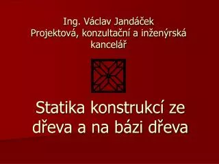 ing v clav jand ek projektov konzulta n a in en rsk kancel