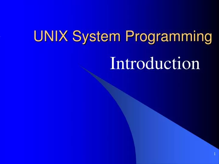 unix system programming