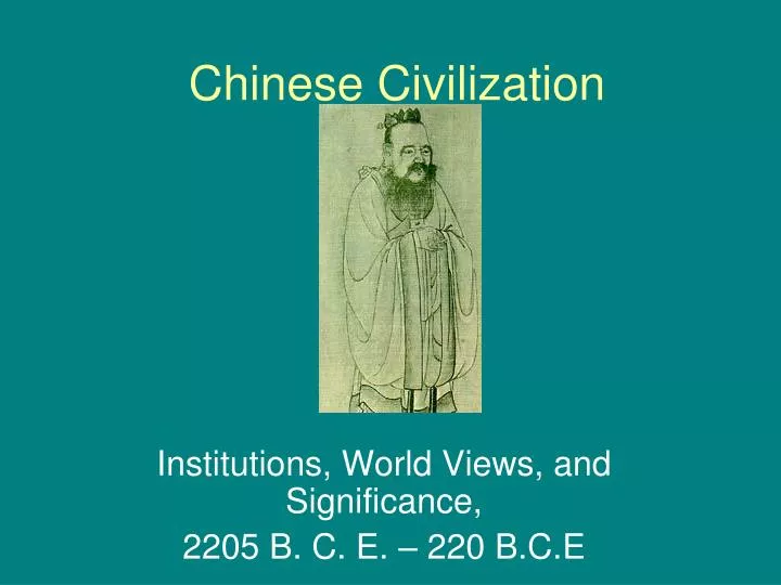 chinese civilization