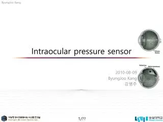 intraocular pressure sensor