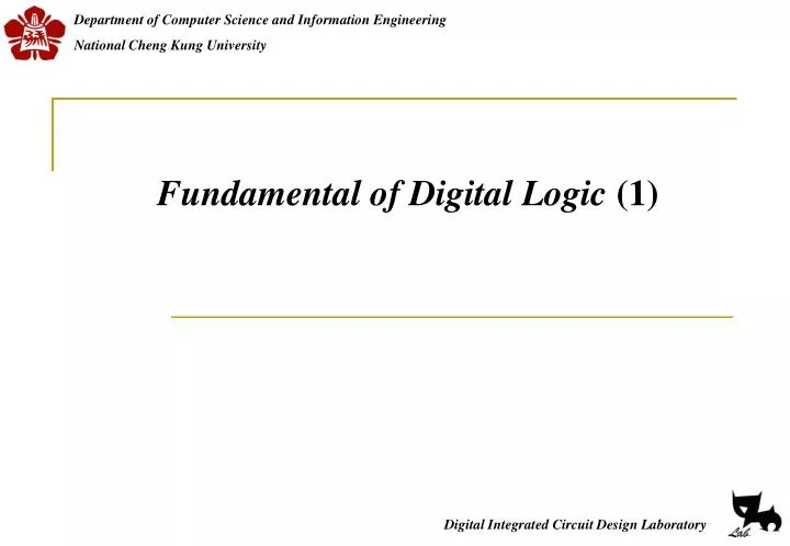 fundamental of digital logic 1